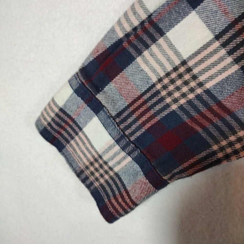 Noble Outfitters Shirt Plaid Fannel Womens Shirt Long Sleeve Size Medium - Picture 3 of 14